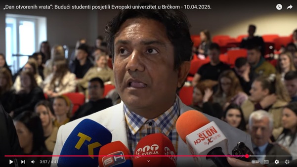 EUBD - Poseta srednjoškolaca iz Brčkog i drugih okolnih mesta Evropskom univerzitetu Brčko distriktu 10.04.2025. godine